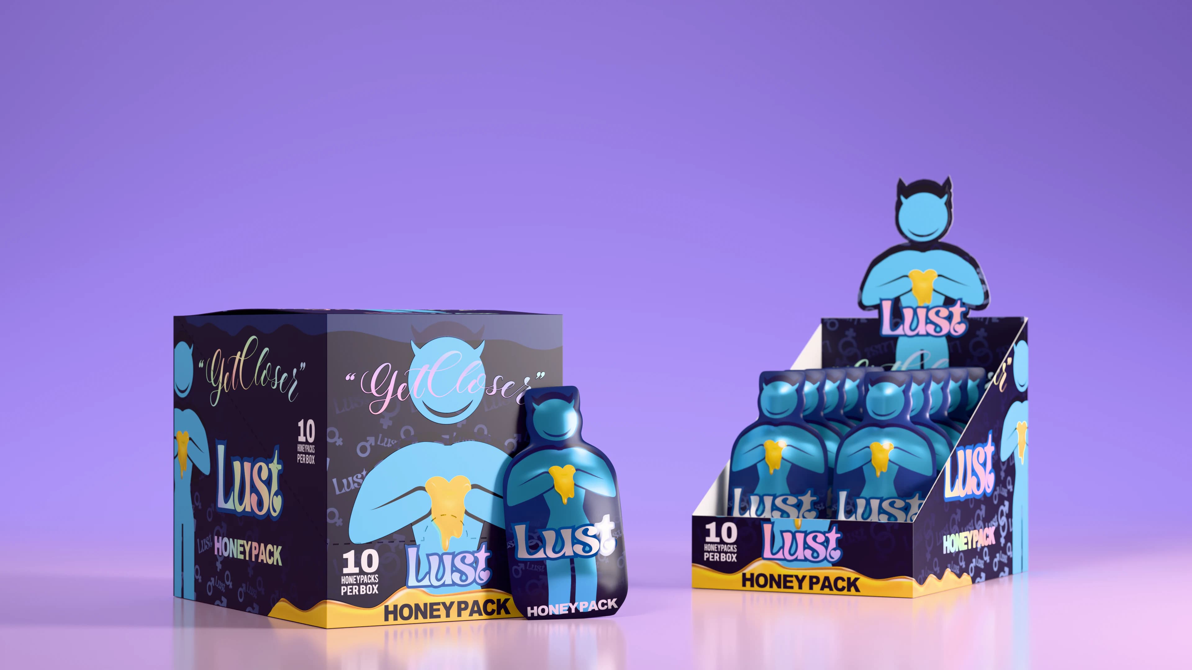 DrinkLust — e-commerce homepage hero at sunset
